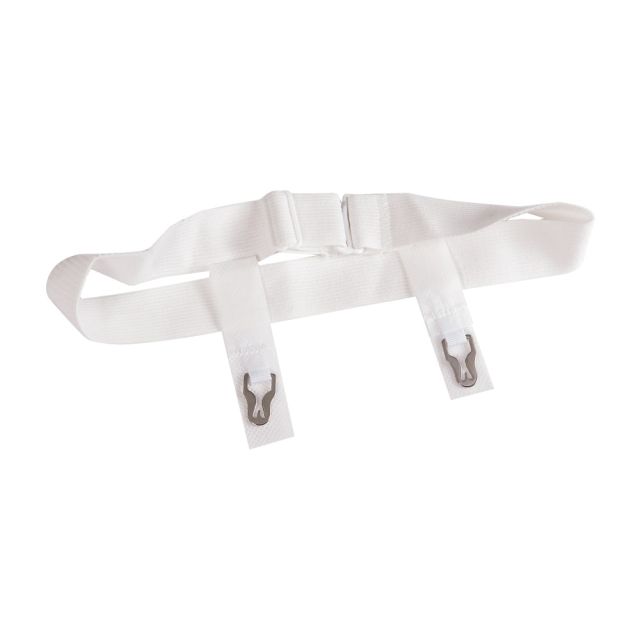 DMI Sanitary Belts With Adjustable Slide Closures, White, Pack Of 12 (Min Order Qty 3) 549-9555-1900