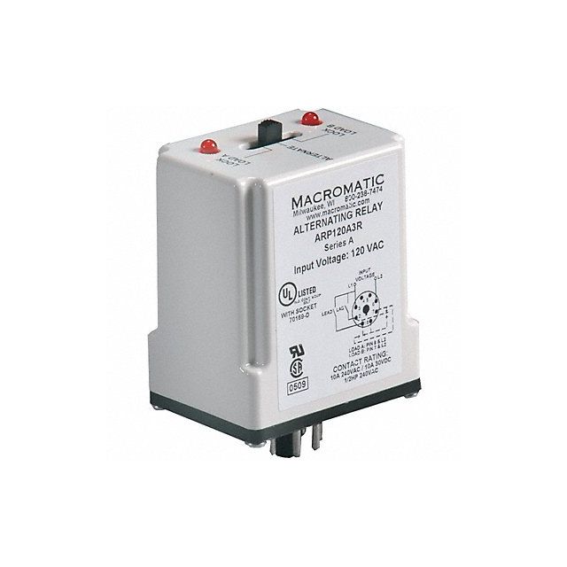 Alternating Relay 120VAC DPDTCross-Wired MPN:ARP120A3R