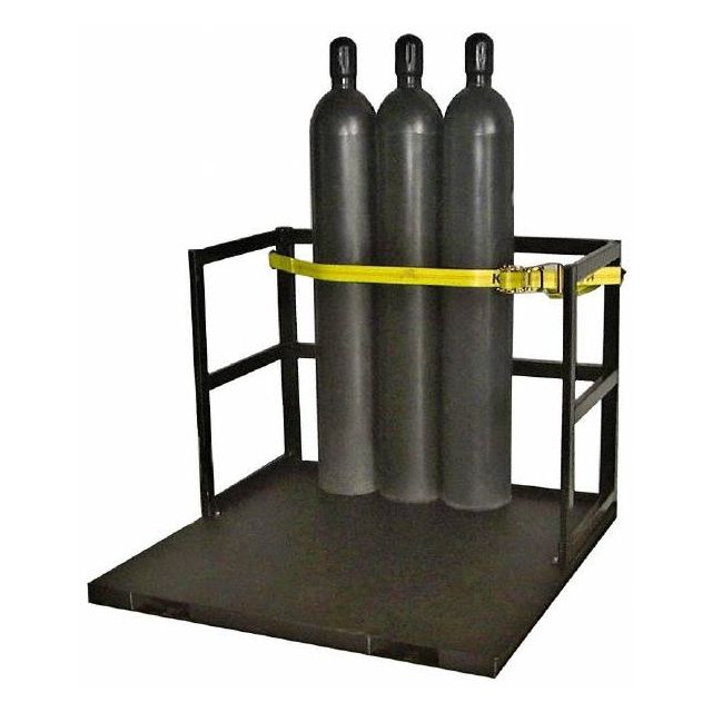Gas Cylinder Carts, Racks, Stands & Holders, Gas Cylinder Rack Type: Cylinder Tube Rack , Fits Cylinder Diameter: 9 , Number Of Cylinders: 21  MPN:35218