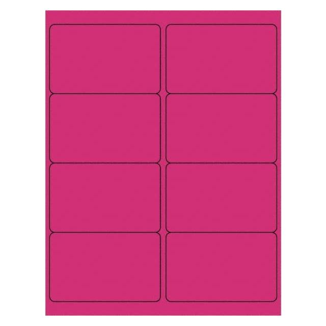 Label Maker Label: Fluorescent Pink, Paper, 4