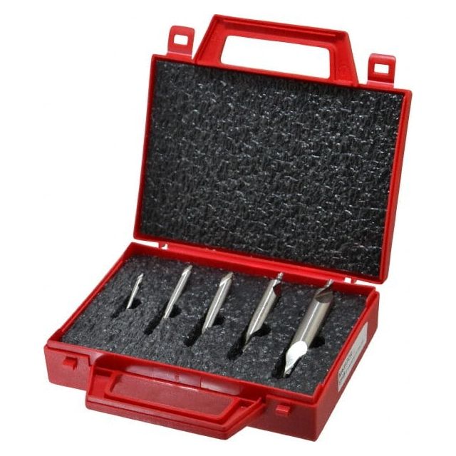 5 Pc #1-W to #5-W High Speed Steel Combo Drill & Countersink Set MPN:81145000000