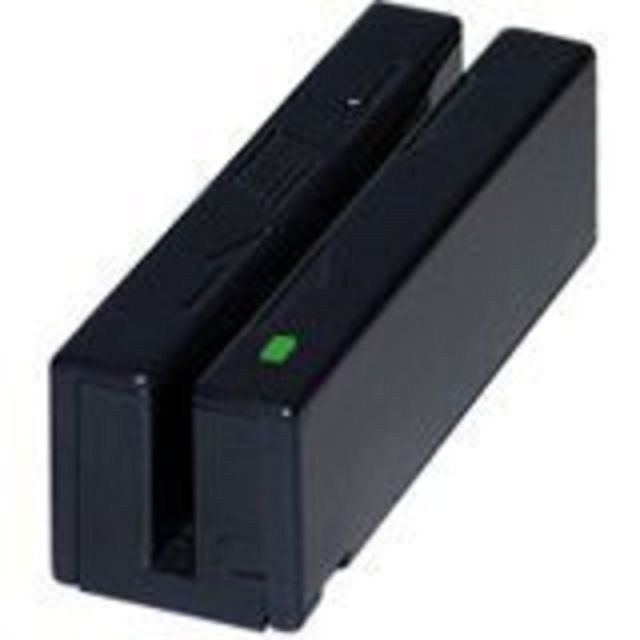 MagTek Magstripe Swipe Card Reader Mini Port-Powered RS-232 - Magnetic card reader - RS-232 - black MPN:21040082