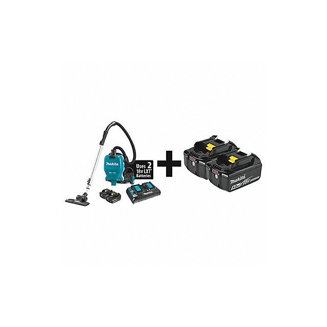 Cordless Vacuum Kit HEPA Filtration MPN:XCV09PT + BL1850B-2