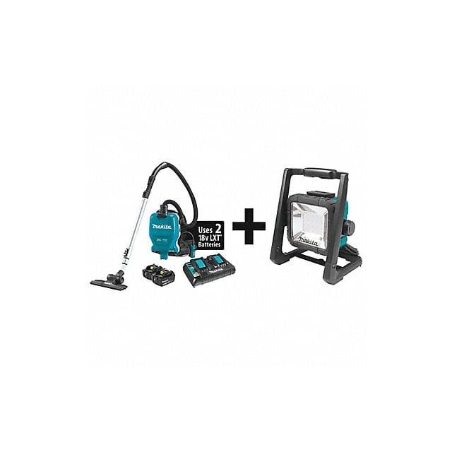 Cordless Vacuum Kit HEPA Filtration MPN:XCV09PT + DML805