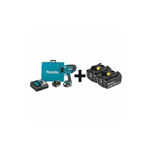 Rebar Tying Tool Kit 18.0VDC 21 ga. Wire MPN:XRT01TK + BL1850B-2