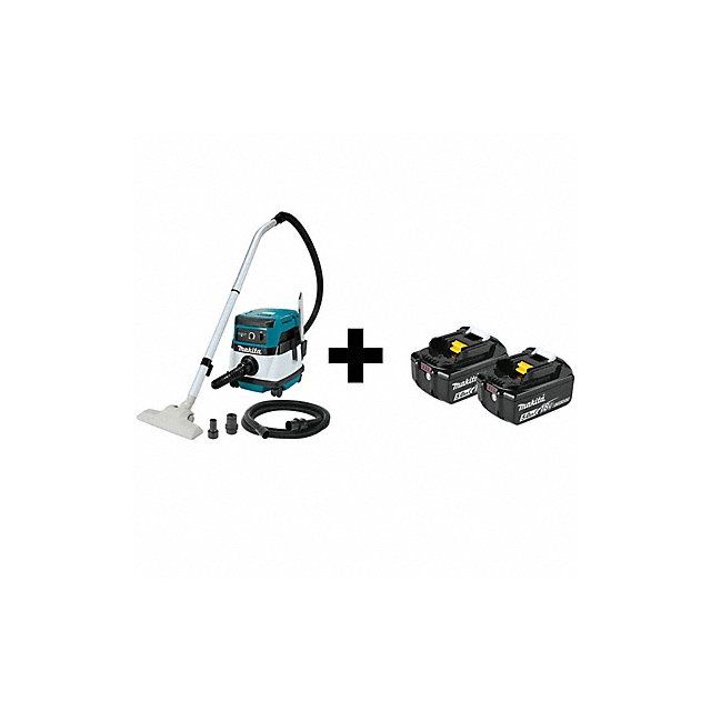 Portable Shop Vacuum Cordless HEPA Dry MPN:XCV04Z/BL1850B-2