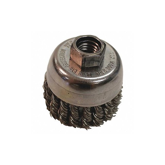 Cup Brush Knotted Wire 1/64 Brush Dia MPN:A-98435