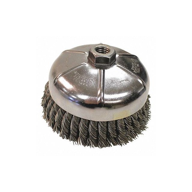 Cup Brush Knotted Wire 1/64 Brush Dia MPN:A-98479