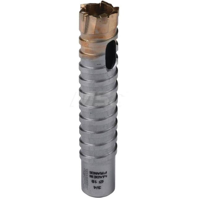 Rebar Cutter Drill Bits, Drill Bit Size: 0.75in , Overall Length: 4.00 , Shank Diameter: 1.0000 , Flute Length: 0.125in  MPN:E-12522