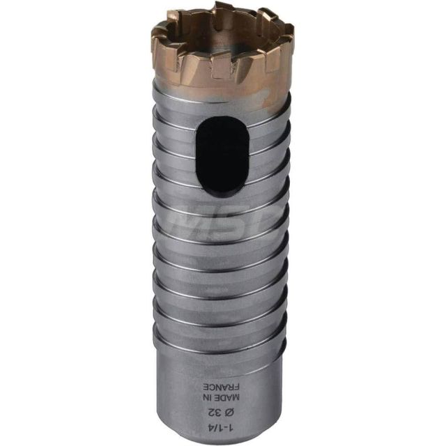 Rebar Cutter Drill Bits, Drill Bit Size: 1.25in , Overall Length: 4.00 , Shank Diameter: 1.0000 , Flute Length: 0.125in  MPN:E-12566
