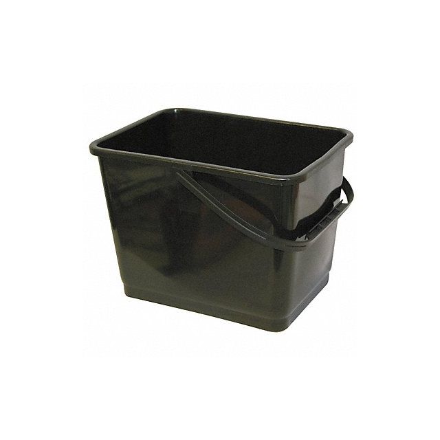 Squeegee Bucket 2 gal Plastic 864 Black Household Cleaning Supplies