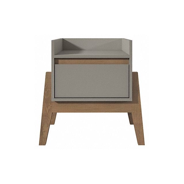 Full Extension Drawer Nightstand Grey MPN:350755