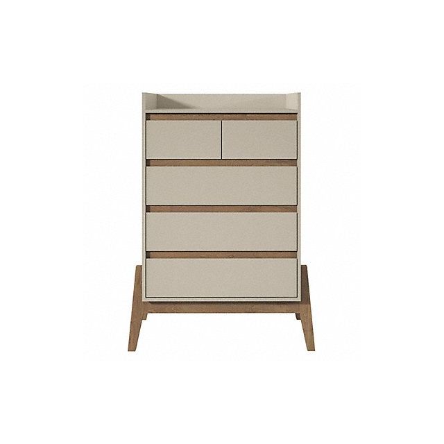 Tall Dresser 5 Drawers White 48.23 MPN:350844