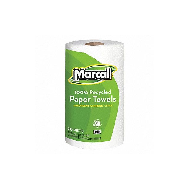 Recycled Roll Towels White PK12 MPN:6210