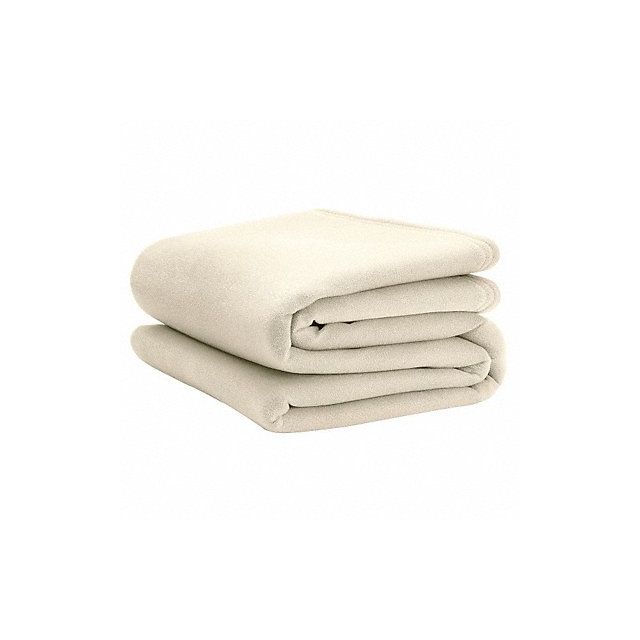 D9497 Fleece Blanket King 108x90 in Ivory PK4 MPN:1B06724