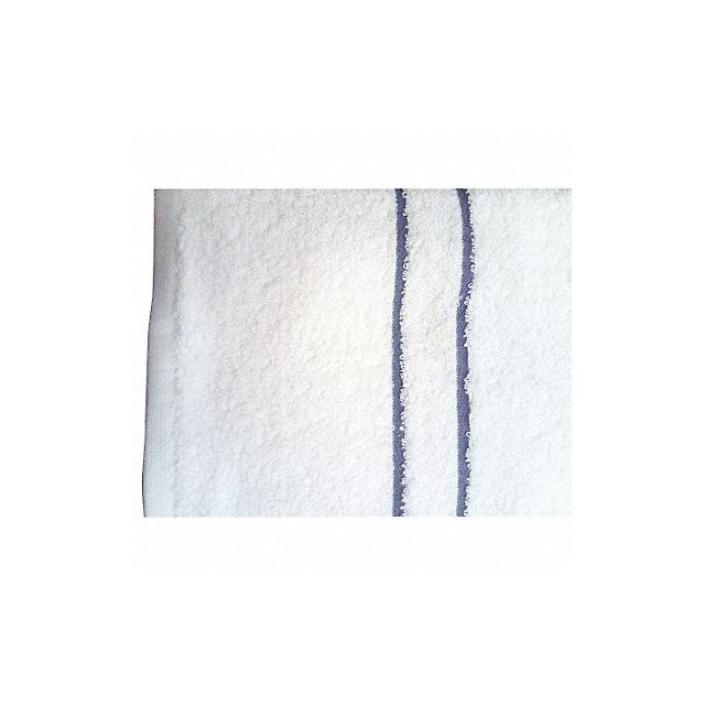 Pool Towel White w/Blue Dobby PK12 MPN:7133196