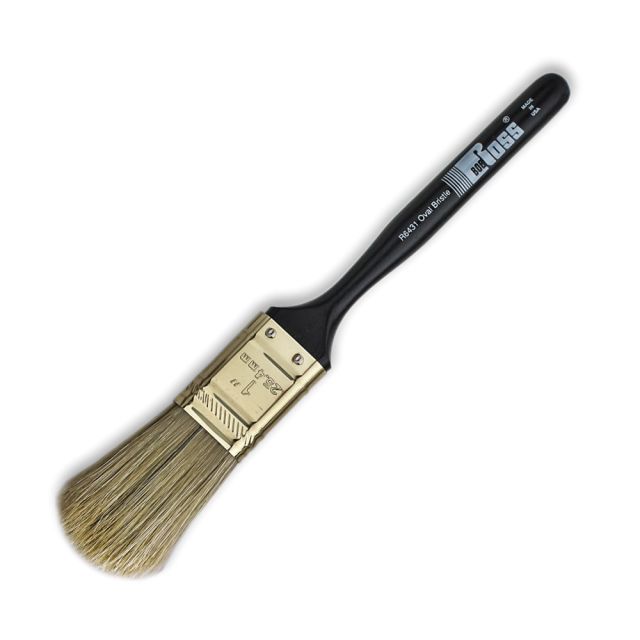 Bob Ross Paint Brush, 1in, Oval Bristle, White (Min Order Qty 3) MPN:R6431