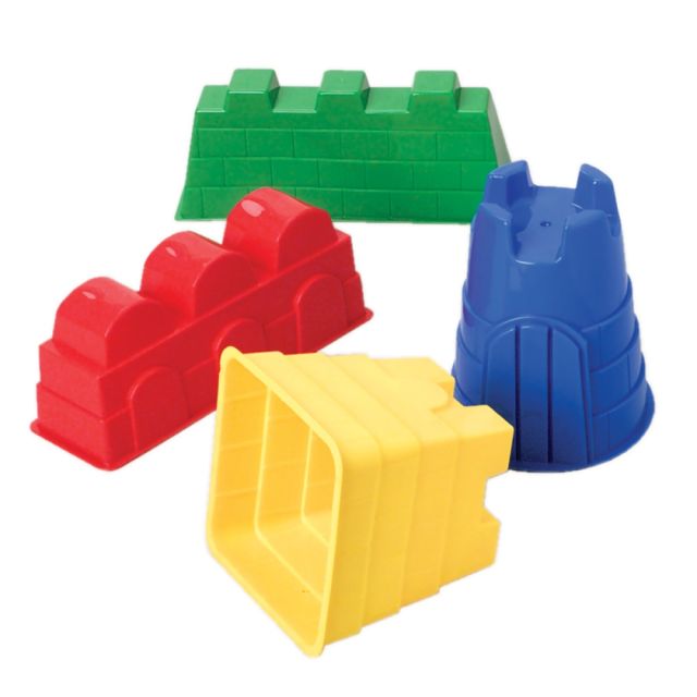 Marvel Education Company Sand Castle Molds, 21inH x 28inW x 29inD, Assorted Colors, Pack Of 4 (Min Order Qty 4) MPN:MTC171