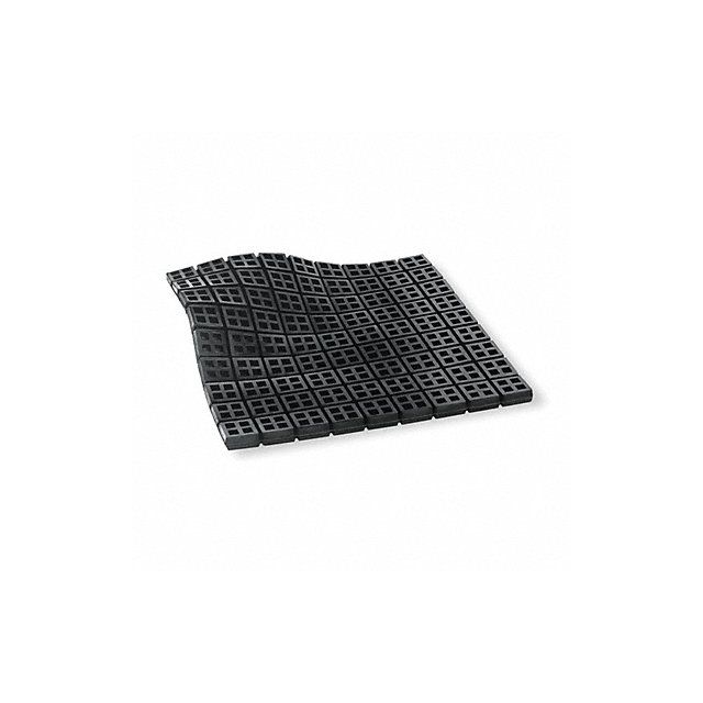 Vibration Iso Pad Waffle 6x6x3/4 In MPN:2LVR7