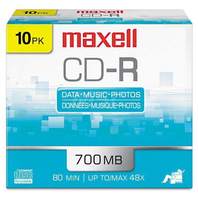 CD-R Disc: Silver MAX648210 General Office Supplies