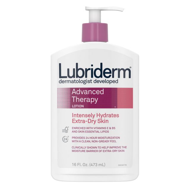 Lubriderm Advanced Therapy Lotion, Fragrance-Free, 16 Fl. Oz (Min Order Qty 6) MPN:514823479