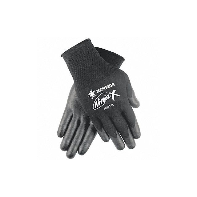 D1522 Coated Gloves Nylon L PR MPN:N9674L