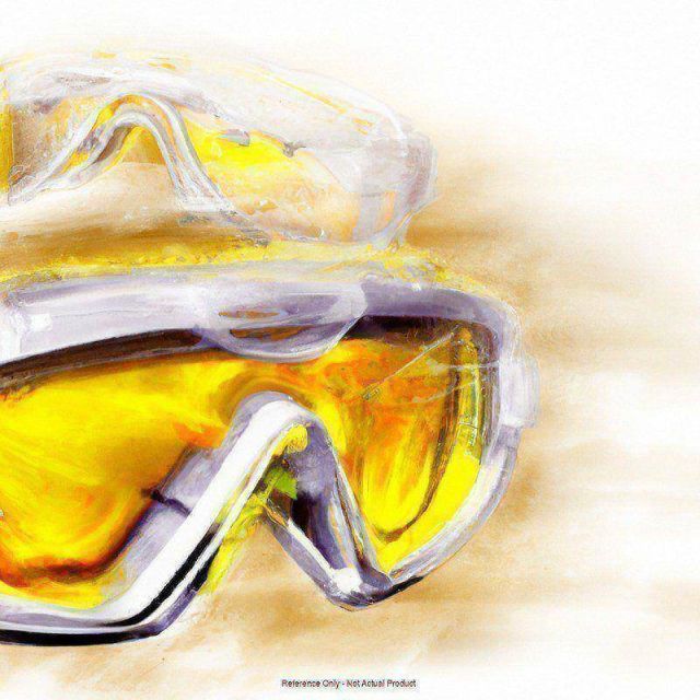 Safety Goggle Clear Lens Elastic Strap MPN:2220