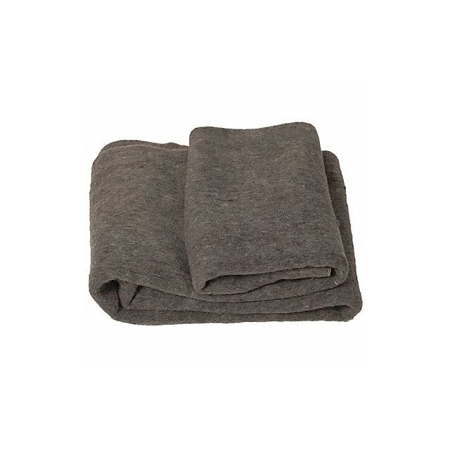 Blanket Gray Woolen Blend 54 in L PK12 MPN:MS-40522