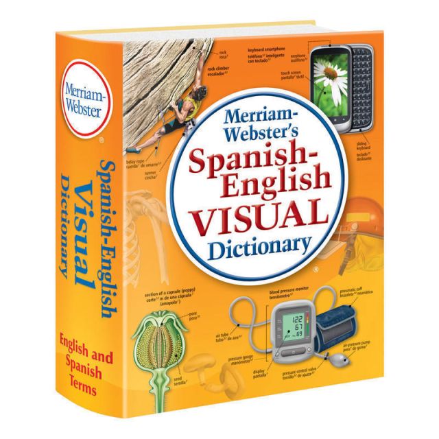 Merriam-Websters Spanish-English Visual Dictionary (Min Order Qty 2) MPN:MW-2925