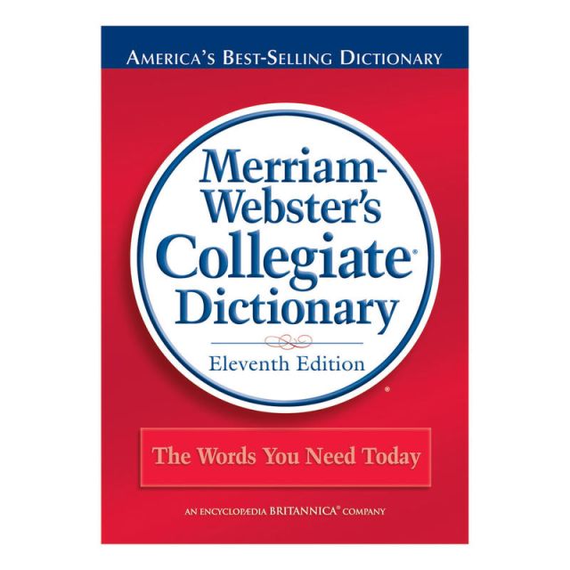 Merriam-Webster Collegiate Dictionary 11th Edition (Min Order Qty 2) MPN:MW-8071