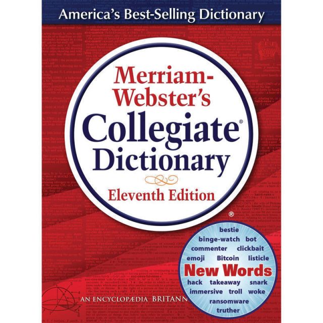 Merriam-Webster Printed/Electronic Collegiate Dictionary, 11th Edition (Min Order Qty 2) MPN:8095