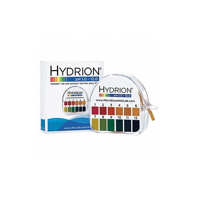 pH Paper Hydrion Dispenser 3VZR6 Laboratory Supplies