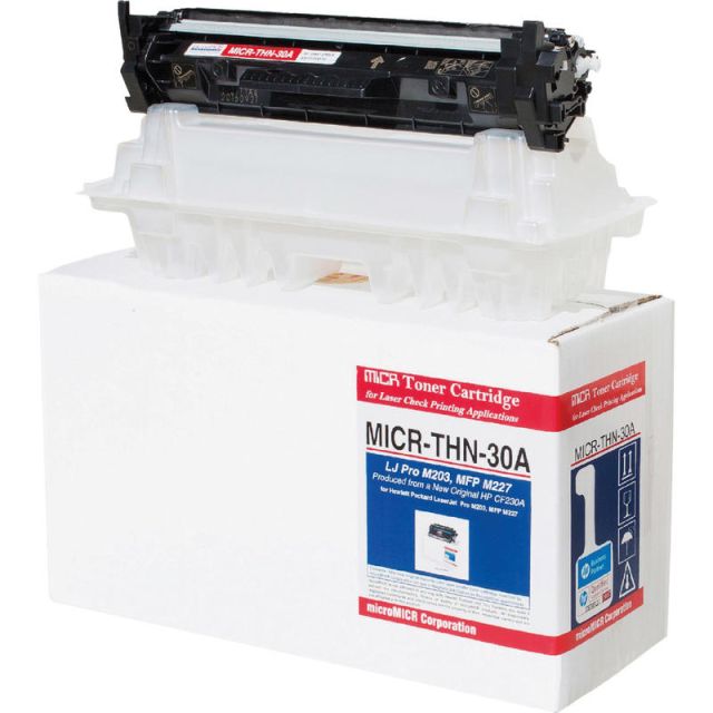 microMICR MICR Standard Yield Laser Toner Cartridge - Alternative for HP CF230A - Black - 1 Each - 1600 Pages MPN:MCMMICRTHN30A