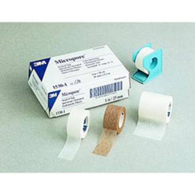 3M Micropore Tape, White, 1in x 10 Yd Roll (Min Order Qty 5) MPN:8815301