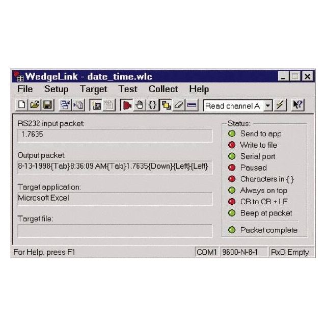 Remote Data Collection Software Keyboard Wedge: MPN:WLNK-SE