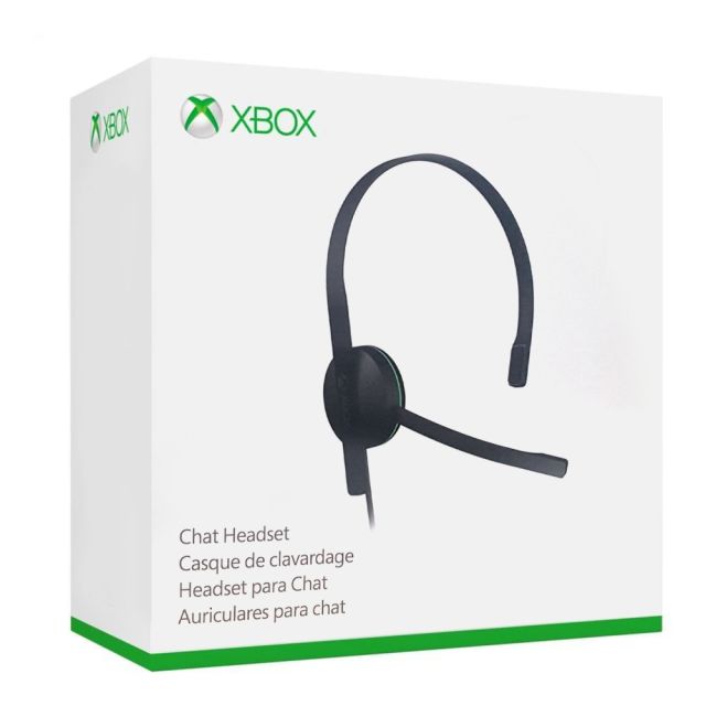 Microsoft Xbox One Chat Headset, Black (Min Order Qty 3) MPN:S5V-00014