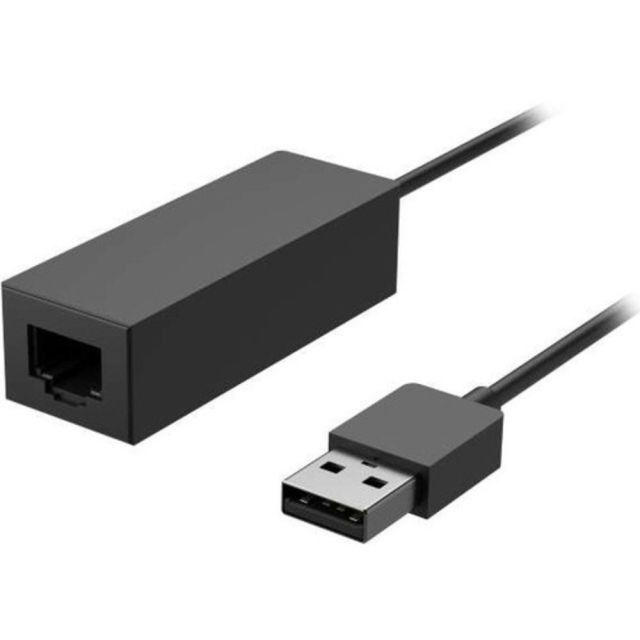 Microsoft Surface USB 3.0 Gigabit Ethernet Adapter - Network adapter - USB 3.0 - Gigabit Ethernet - for Surface 3, Book, Book with Performance Base, Laptop, Pro (Mid 2017), Pro 3, Pro 4 MPN:EJR-00002