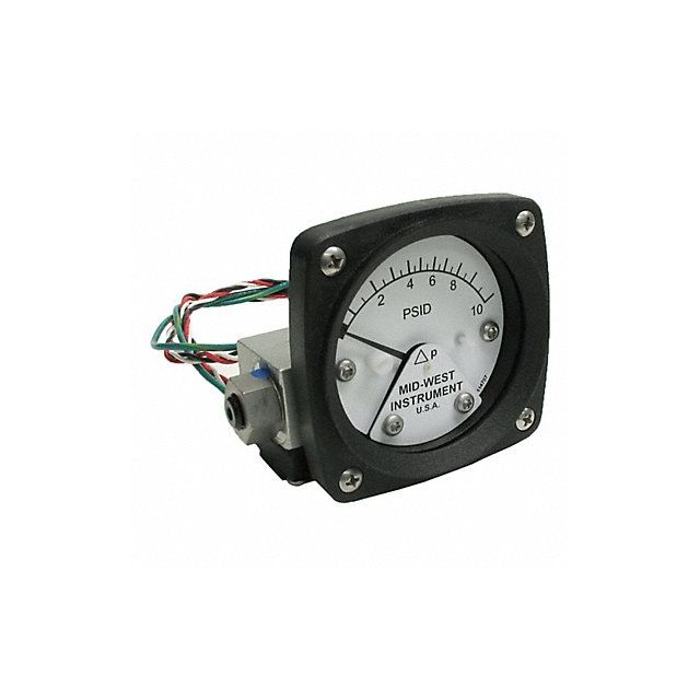 Differential Pressure Gauge and Switch MPN:120AA-00-O-AA-10P