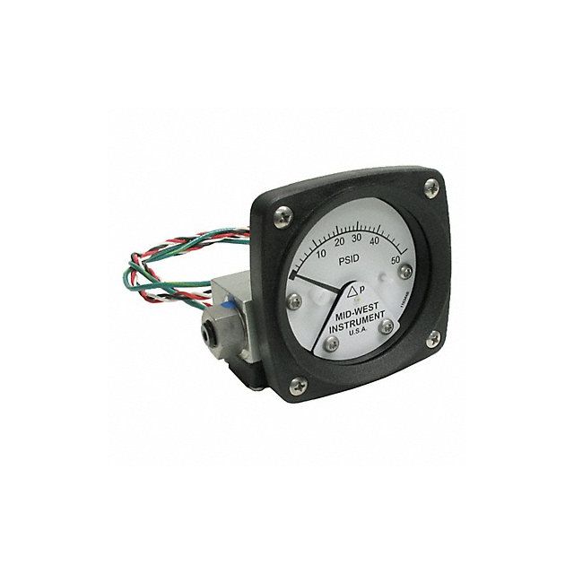 Differential Pressure Gauge and Switch MPN:120AA-00-O-AA-50P