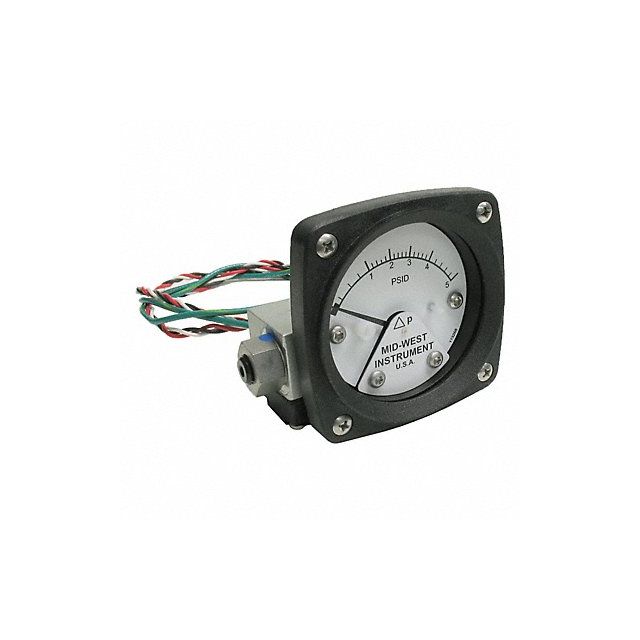 Differential Pressure Gauge and Switch MPN:120AA-00-O-AA-5P