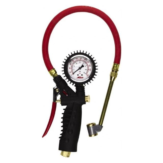 0 to 230 psi Dial Large Bore Dual Head Tire Pressure Gauge MPN:S-578A