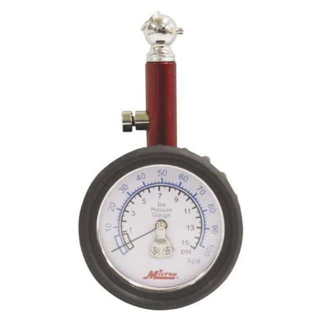 0 to 15 psi Dial Ball Tire Pressure Gauge MPN:S-931