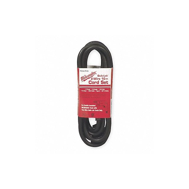 Pwr Tool Cord 1-15P 10 ft 15A 14/2 125V MPN:48-76-5110