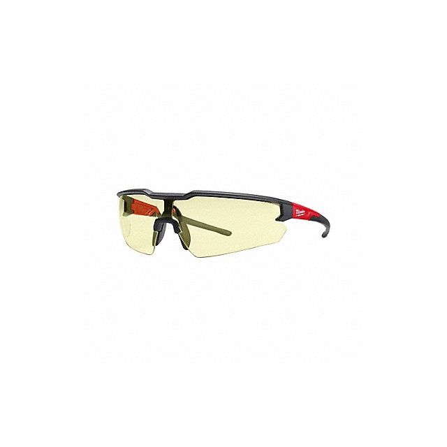Safety Glasses Black/Red Arm M Size MPN:48-73-2101