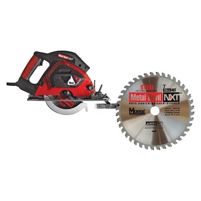 Electric Circular Saws, Amperage: 9.0A , Blade Diameter Compatibility: 7in , Maximum Speed: 3500 RPM , Arbor Size: 20.0mm  MPN:3274692/1595757