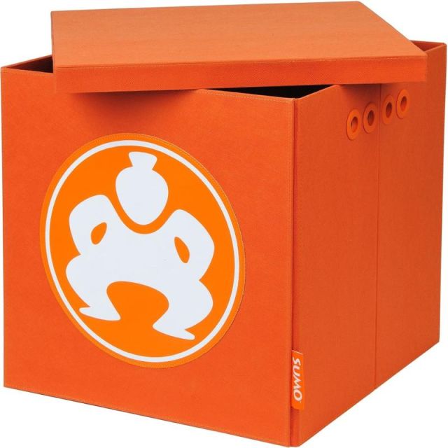 Sumo Folding Furniture Cube - 18in Orange - External Dimensions: 18in Length x 2in Width x 18in Height - 21.27 gal - Stackable - Fiberboard, Fabric - Orange - For Multipurpose - 4 (Min Order Qty 2) MPN:ME-SUMO11188