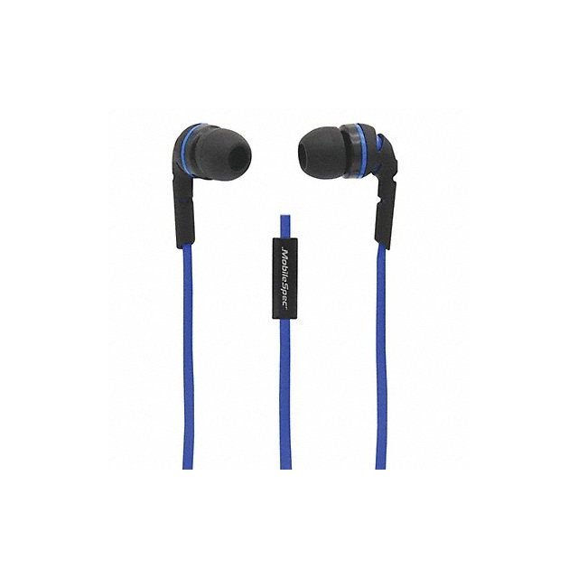 Wired Earbuds Stereo Plastic Black/Blue MPN:MBS10113