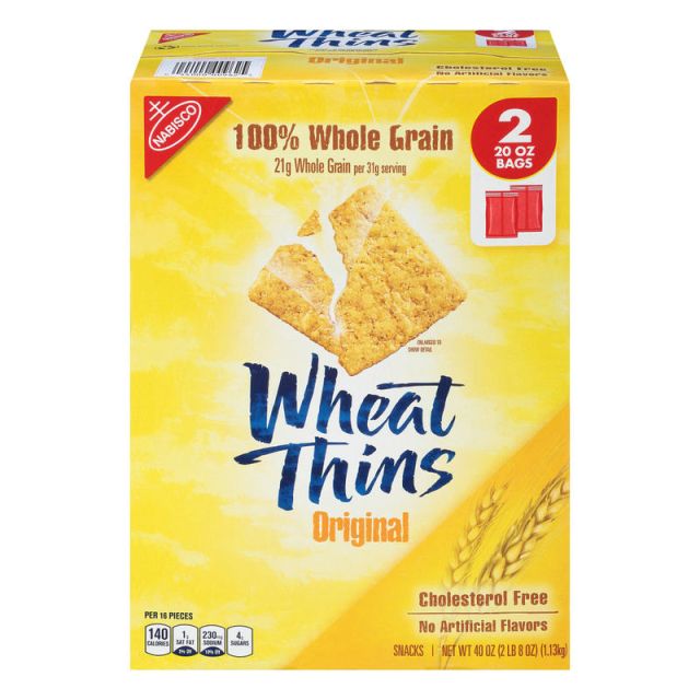 Nabisco Wheat Thins, 40-Oz Box (Min Order Qty 2) MPN:220-00087