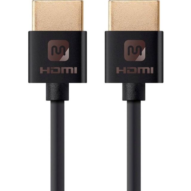 Monoprice Ultra Slim Series High-Speed HDMI Cable, 6ft (Min Order Qty 5) MPN:13586