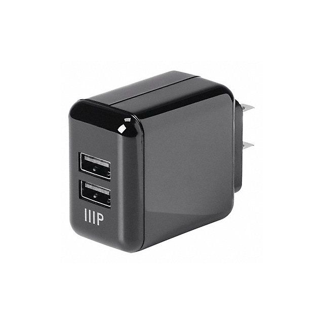 Usb Wall Charger 4.2A 2Port Black 15518 Electronics Accessories
